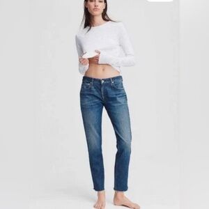 Rag & Bone Dre Low Rise Slim Boyfriend Jeans Size 25